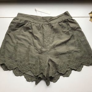 Lauren Conrad Olive Shorts